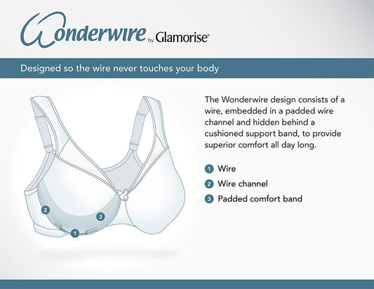 1245 Front Close Wonderwire - Ultramarine Blue