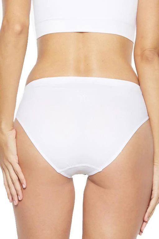 Ahh Seamless High Cut Brief 4031 - White