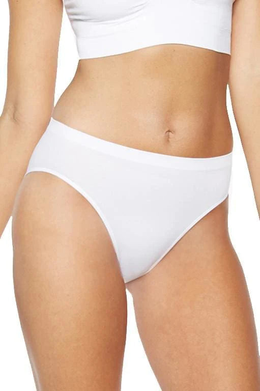 Ahh Seamless High Cut Brief 4031 - White