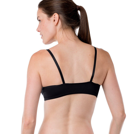 4367 Essentials Cotton Wireless Triangle Bralette 4367 552 - Black