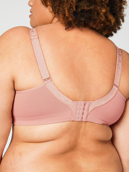 Sugar Popping Candy Wireless Full Cup Maternity and Nursing Bralette 27-8005-05 - Rosewood