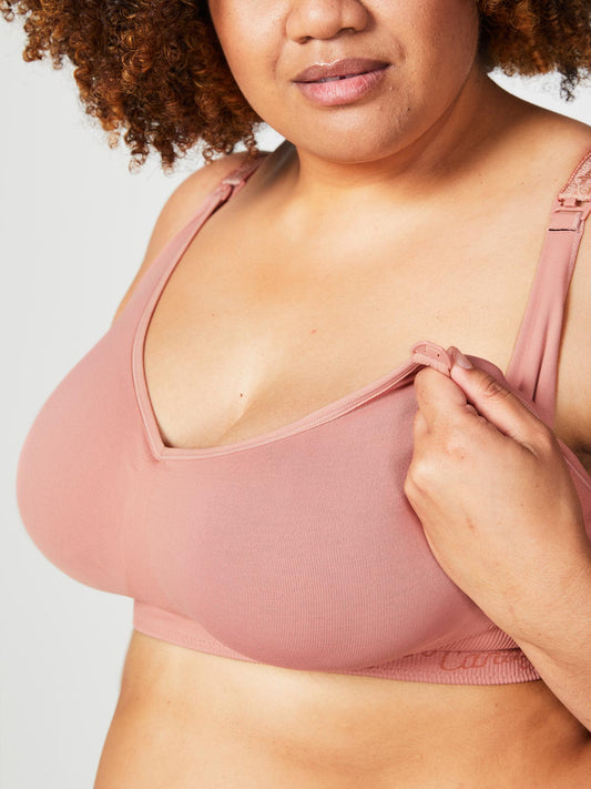 Sugar Popping Candy Wireless Full Cup Maternity and Nursing Bralette 27-8005-05 - Rosewood