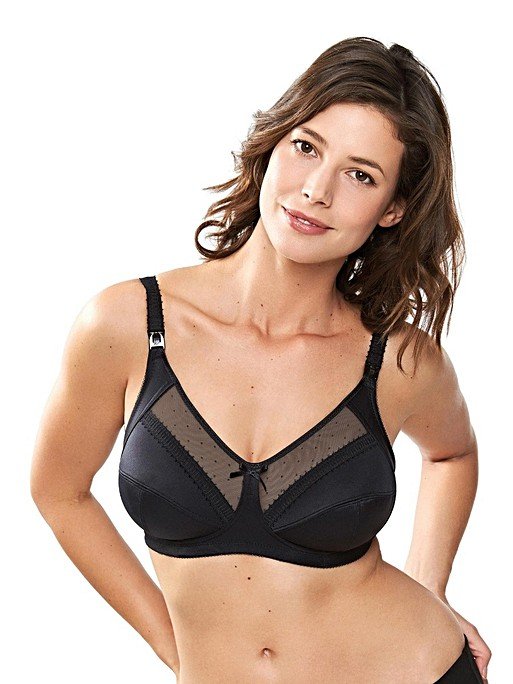 Charlotte Wireless Nursing Bra 822 - Black