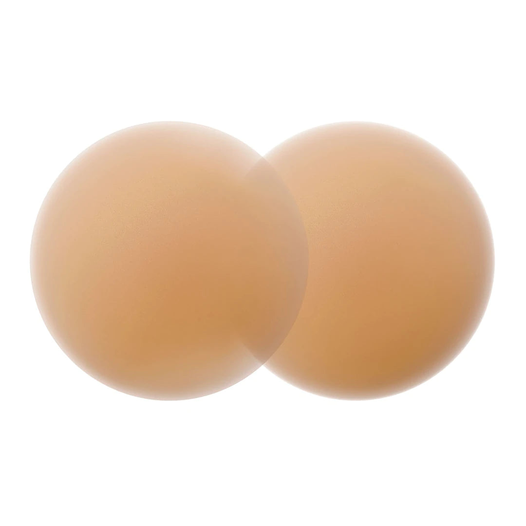 Braza No Adhesive Reusable Silicone Nipple Covers - 1 Pair: Taupe