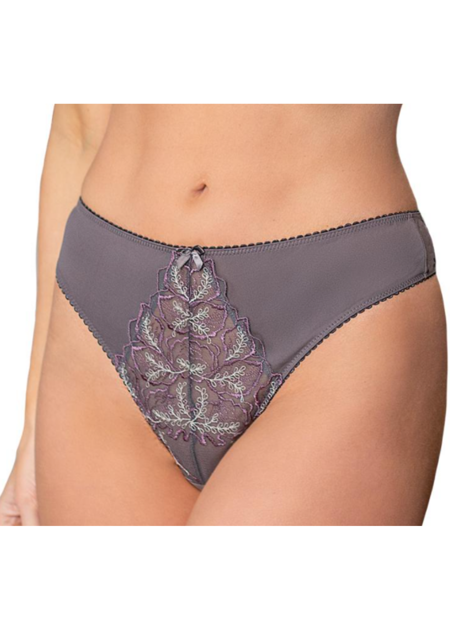 Bridget Thong U2641 - Deep Mauve Plum