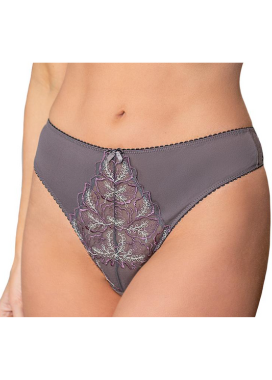 Bridget Thong U2641 - Deep Mauve Plum