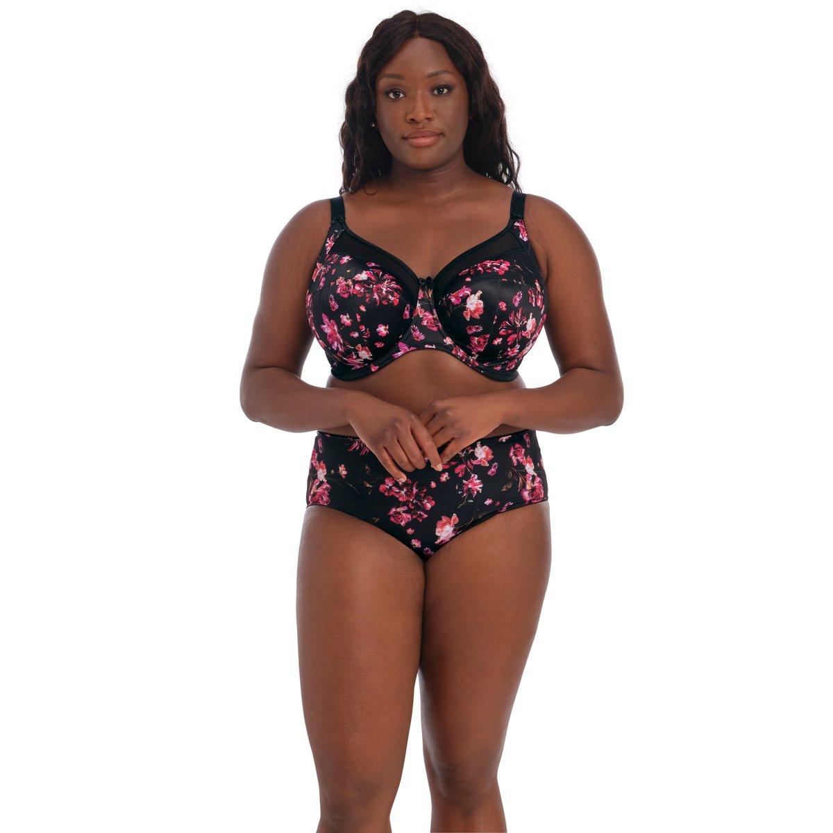 Kayla Side Support Bra GD6162 - Flamenco Black