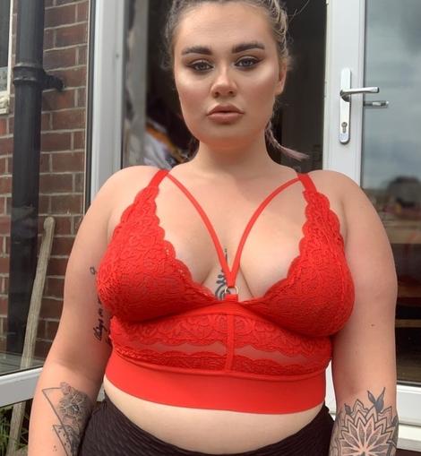 Gia Bralette - Fiery Red