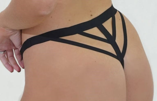 JJ6 Harley Thong - Black