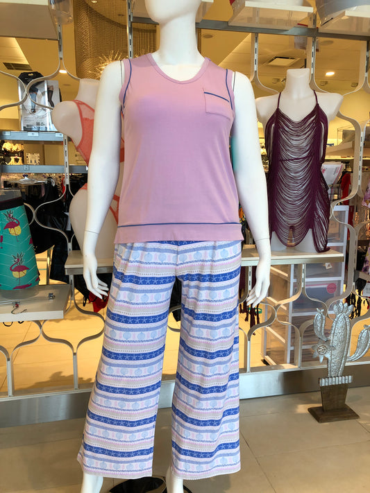 Key Biscayne Sleep Pant C221301 G623 - Sea Fair Isle