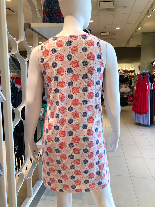 Scoop Neck 36" Sleeveless Sleep Tank 10179R - Coral Mums the Word