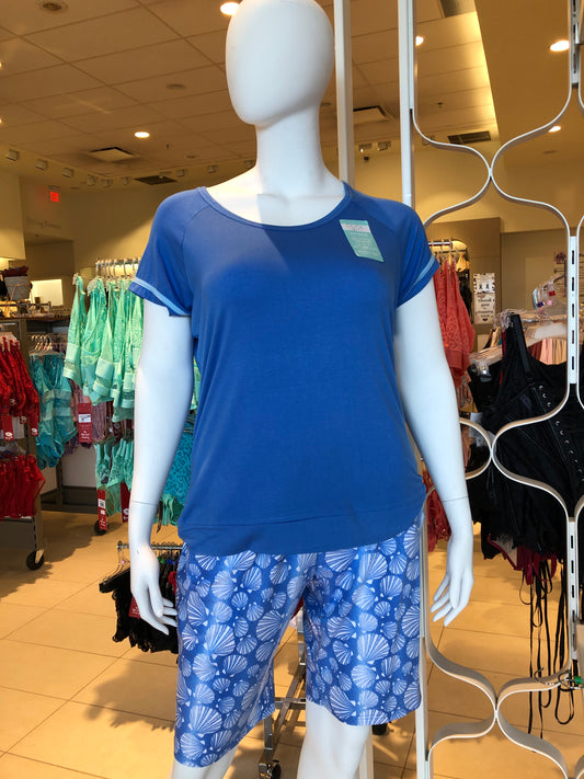 Key Biscayne Short Sleeve T-shirt C221101 448 - Blue