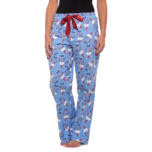 100% Cotton Flannel Pyjamas 15175 - Santa Gnomes