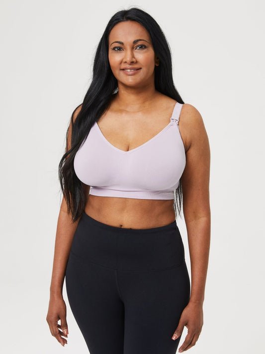 Sugar Popping Candy Wireless Full Cup Maternity and Nursing Bralette 27-8005 - Lavender
