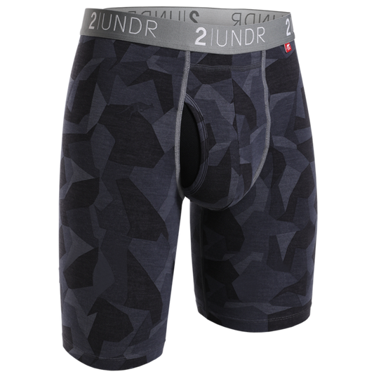 2UNDR 9" Swing Shift Long Leg - Black Camo