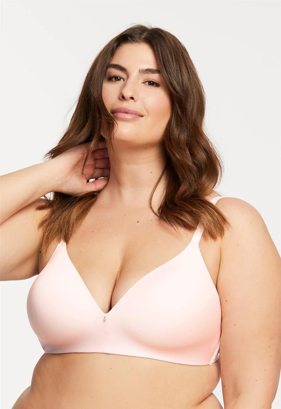 Wireless Convertible T-shirt Bra 9317 - Blush