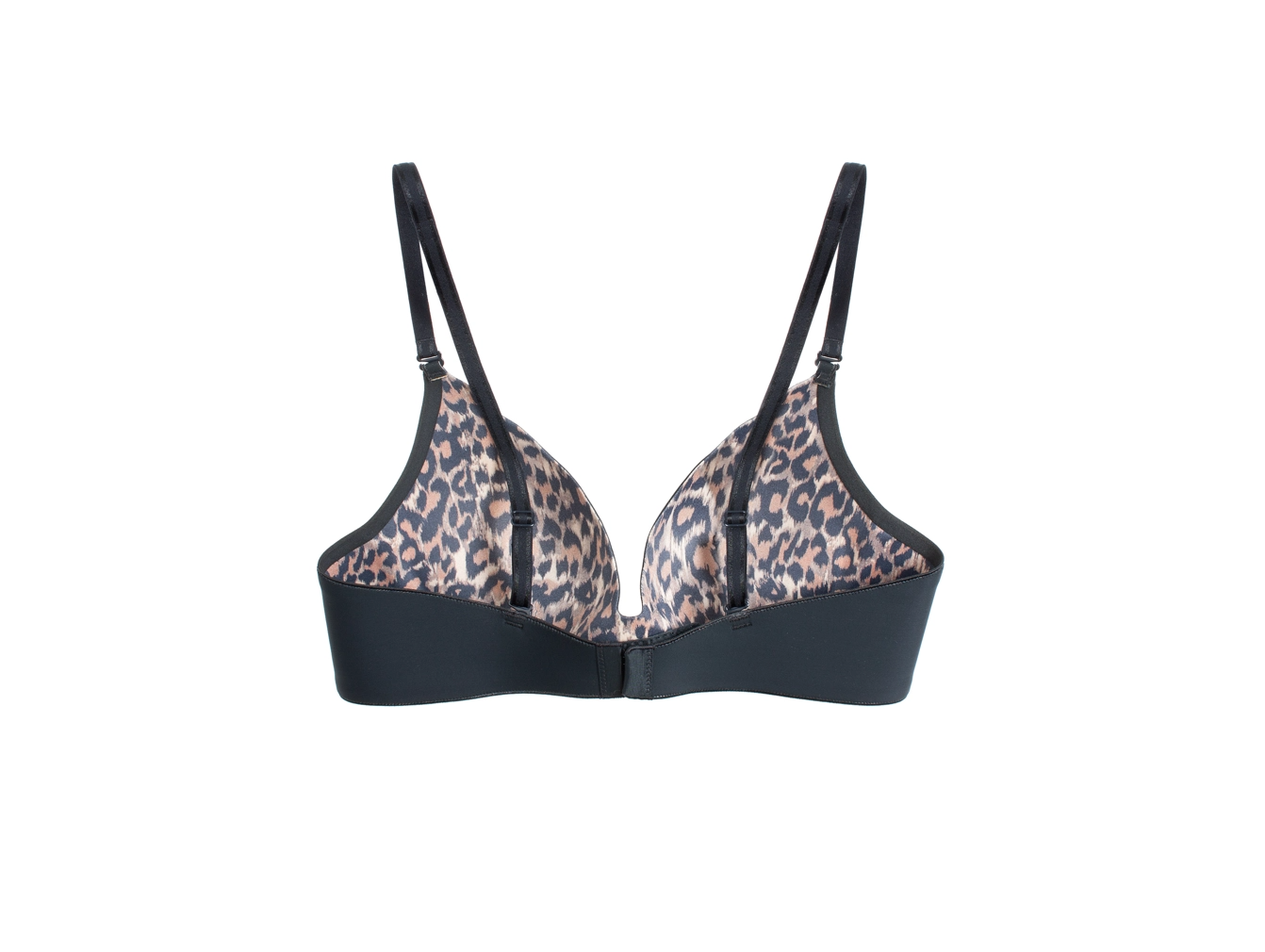 b.wow'd Push Up Plunge T-Shirt Bra 958287 005 - Black