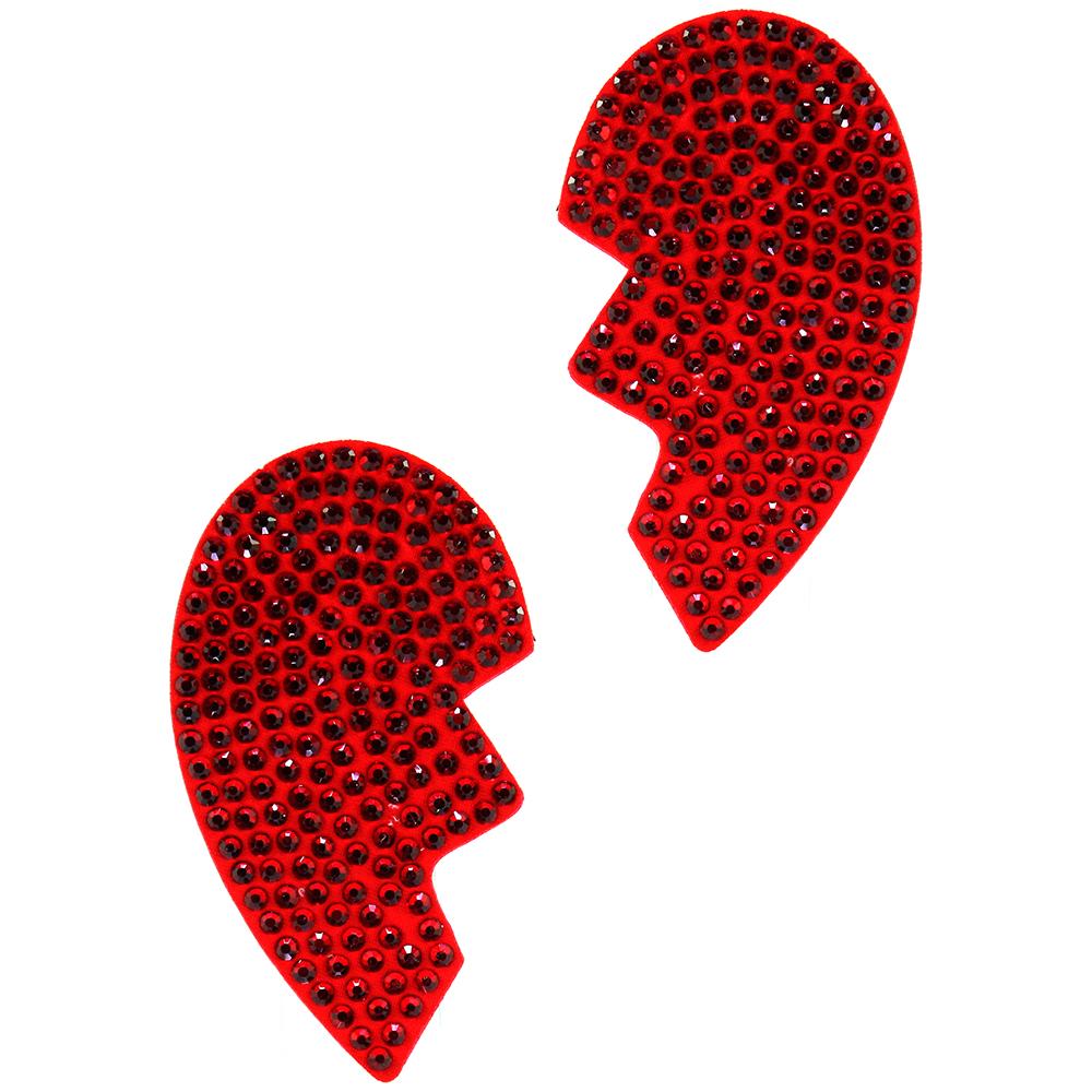 Broken Heart Pasties 7253 - Red