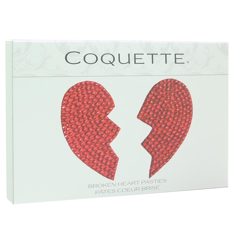 Broken Heart Pasties 7253 - Red