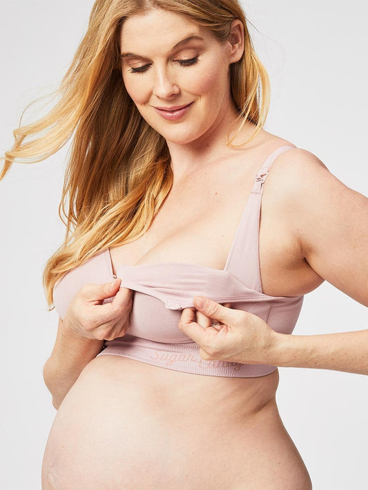 Sugar Popping Candy Wireless Full Cup Maternity and Nursing Bralette 27-8005-45 - Pink