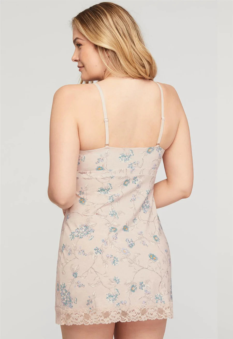 Bust Support 34" Chemise 9394 - Floral Tea