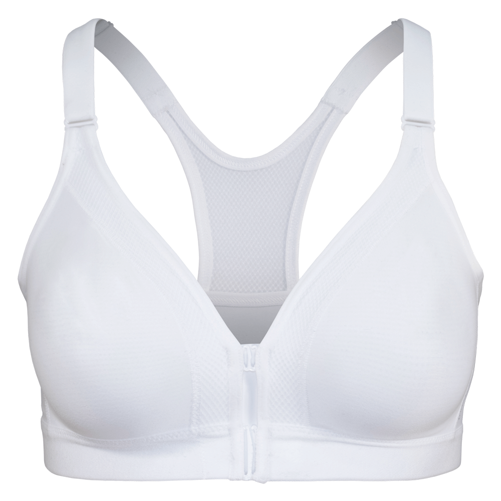 Triaction Wellness Wireless Front Closing - White – Purple Cactus Lingerie