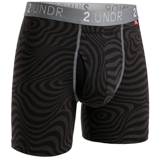 2UNDR 6" Swing Shift Boxer Brief - Zebrata