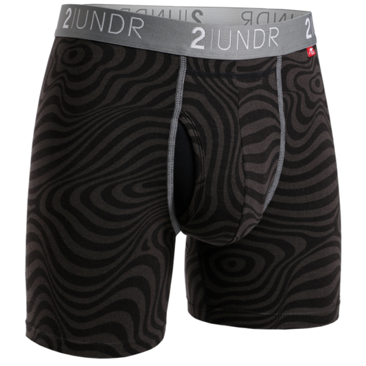 2UNDR 6" Swing Shift Boxer Brief - Zebrata