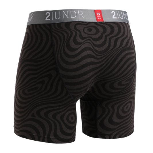 2UNDR 6" Swing Shift Boxer Brief - Zebrata