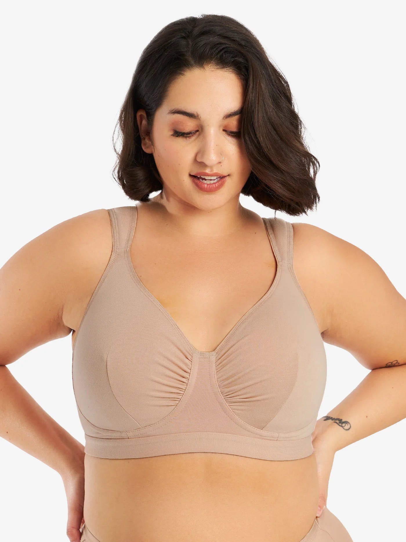 Evie All-Day Cotton Comfort Bra 142 - Beige