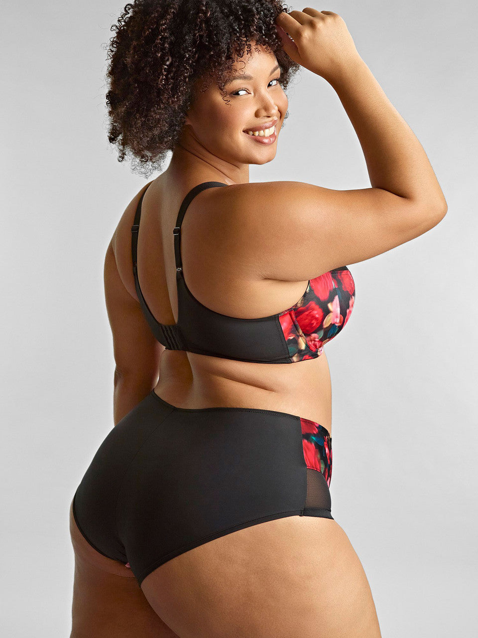 Bliss (SC) Full Cup Bra 10685B - Rose Print