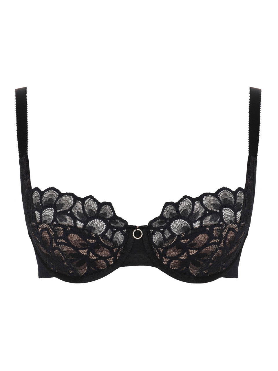 Allure Balcony Bra 10761 - Black/Latte