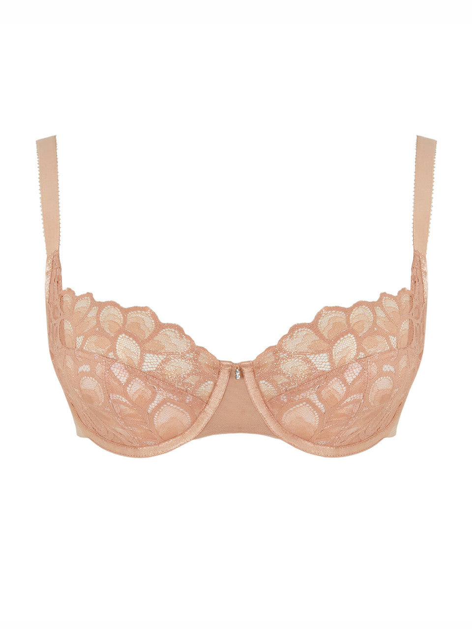 Allure (SC) Demi Balcony Bra 10761 - Champagne Gold
