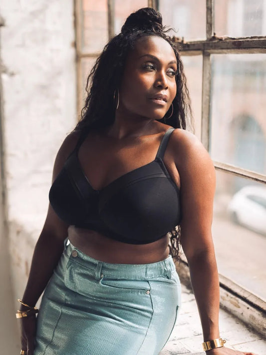 Maisie Wireless T-shirt Bra 1091 - Black