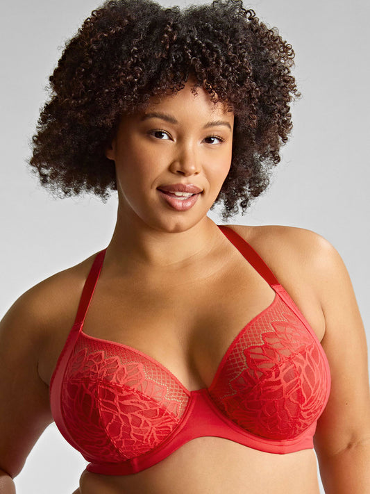 Sophia Plunge Bra 11196 - Red