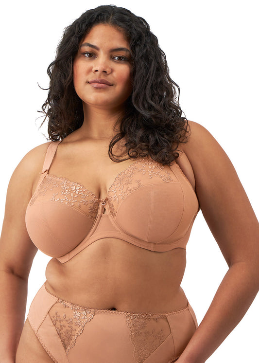 Zarla Side Support Bra EL302505 CAT - Cafe au Lait