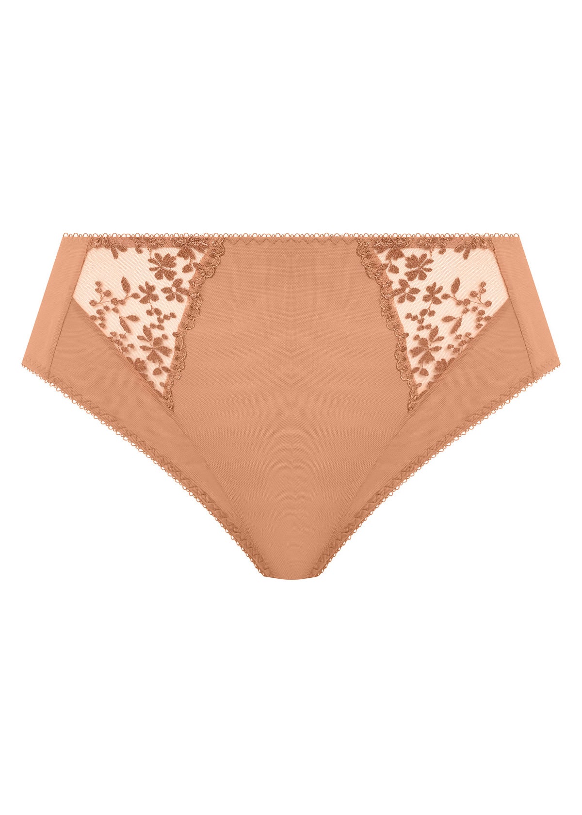 Zarla High Leg Brief EL302553 CAT - Cafe au Lait