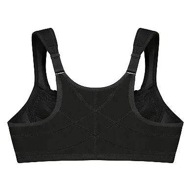 1255 Front Close Posture Back Wonderwire Bra - Black