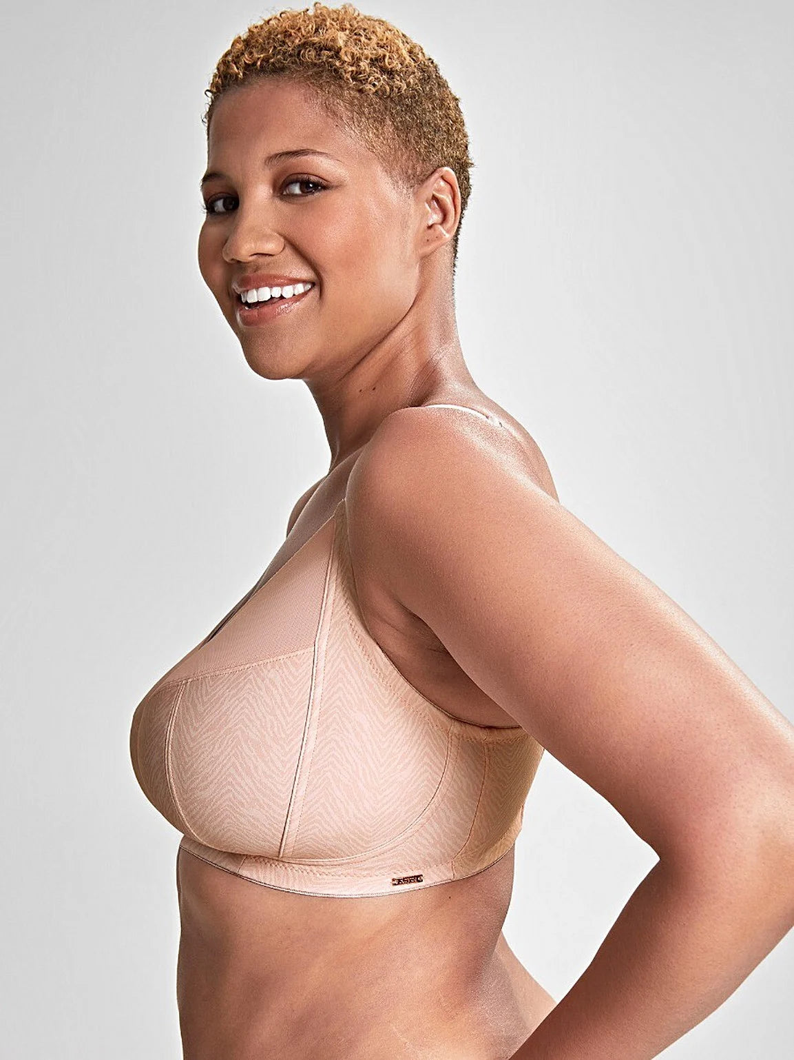 Rosa Wireless Full Cup Bra - Blush