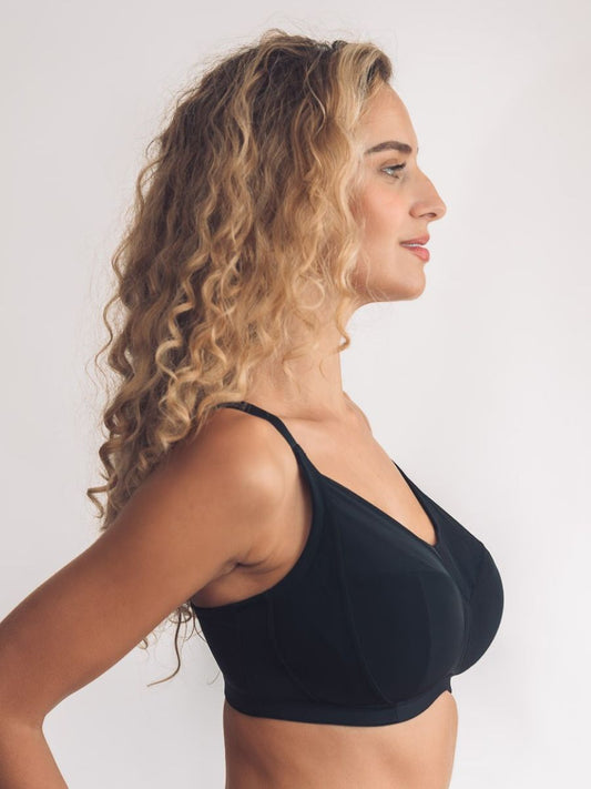 Cara Wireless Full Cup Bra 1461 - Black