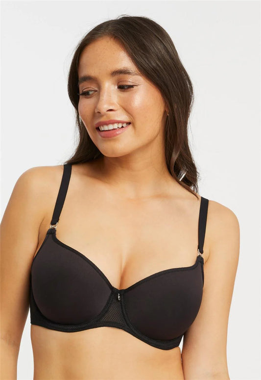Spacer Balconette T-shirt Bra 9360 - Black