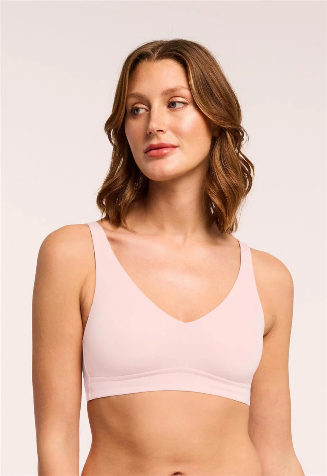 Mysa Wireless Cup-Sized T-shirt Bralette 9335 - Blush
