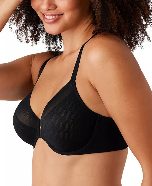 Elevated Allure Front Close Bra 855436 - Black