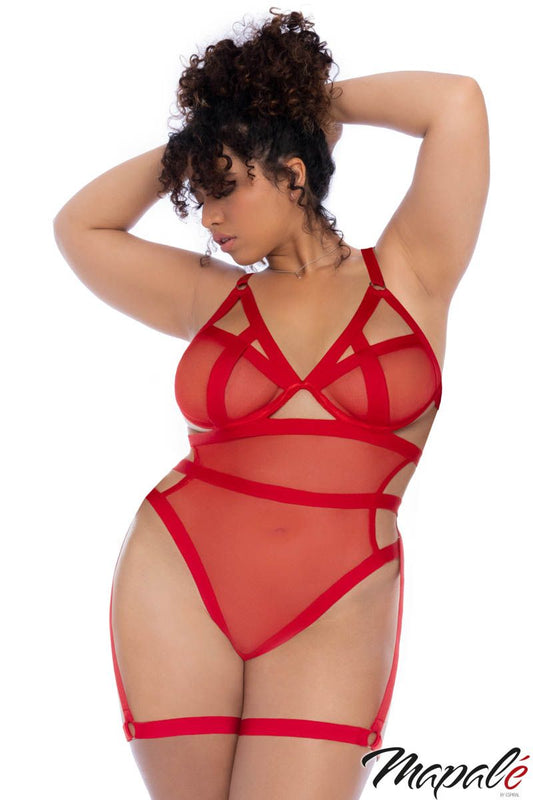 Strappy Teddy MA2772 - Red