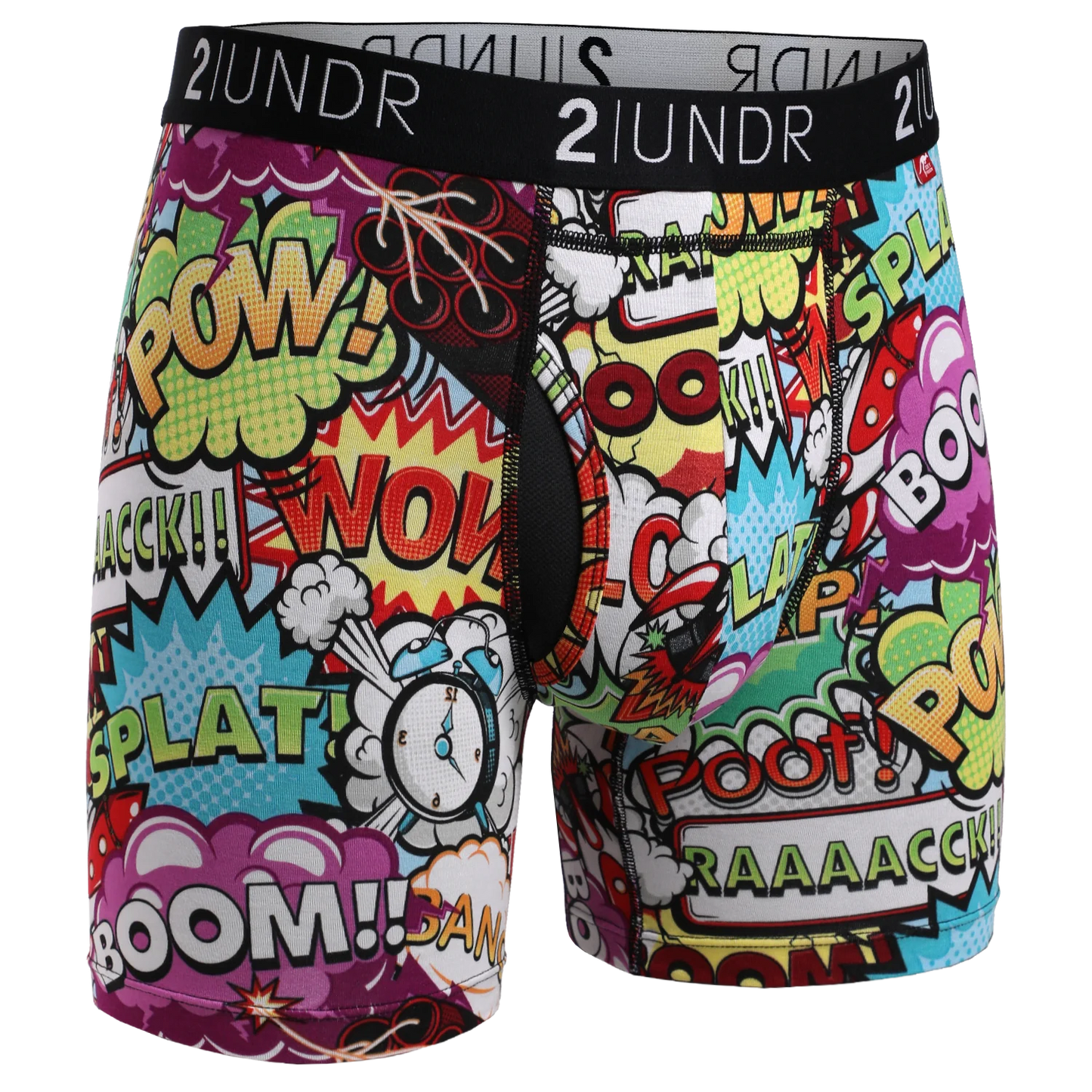 2UNDR 2PACK 6" Swing Shift Boxer Brief - Galactica/Boom Time