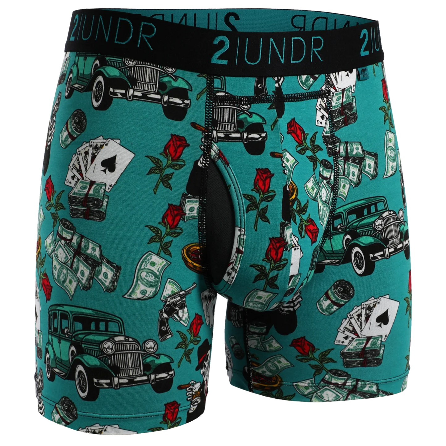 2UNDR 6" Swing Shift Boxer Brief - Mobsters