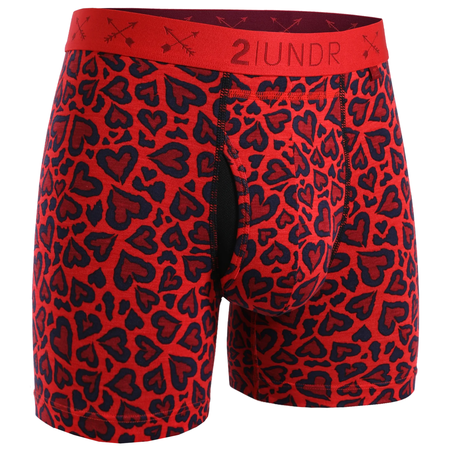 2UNDR 6" Swing Shift Boxer Brief - Luv Leopard