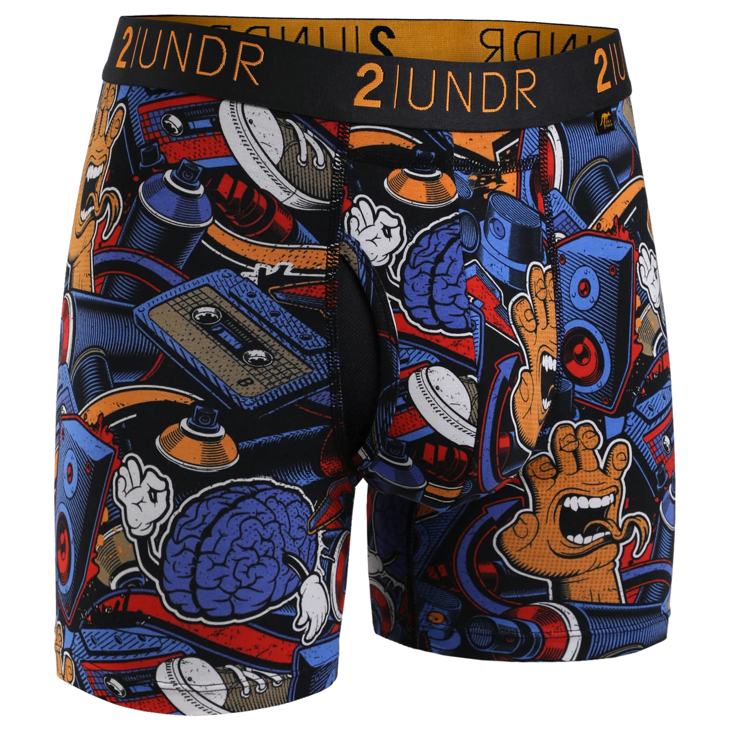 2UNDR 6" Swing Shift Boxer Brief - Megamind