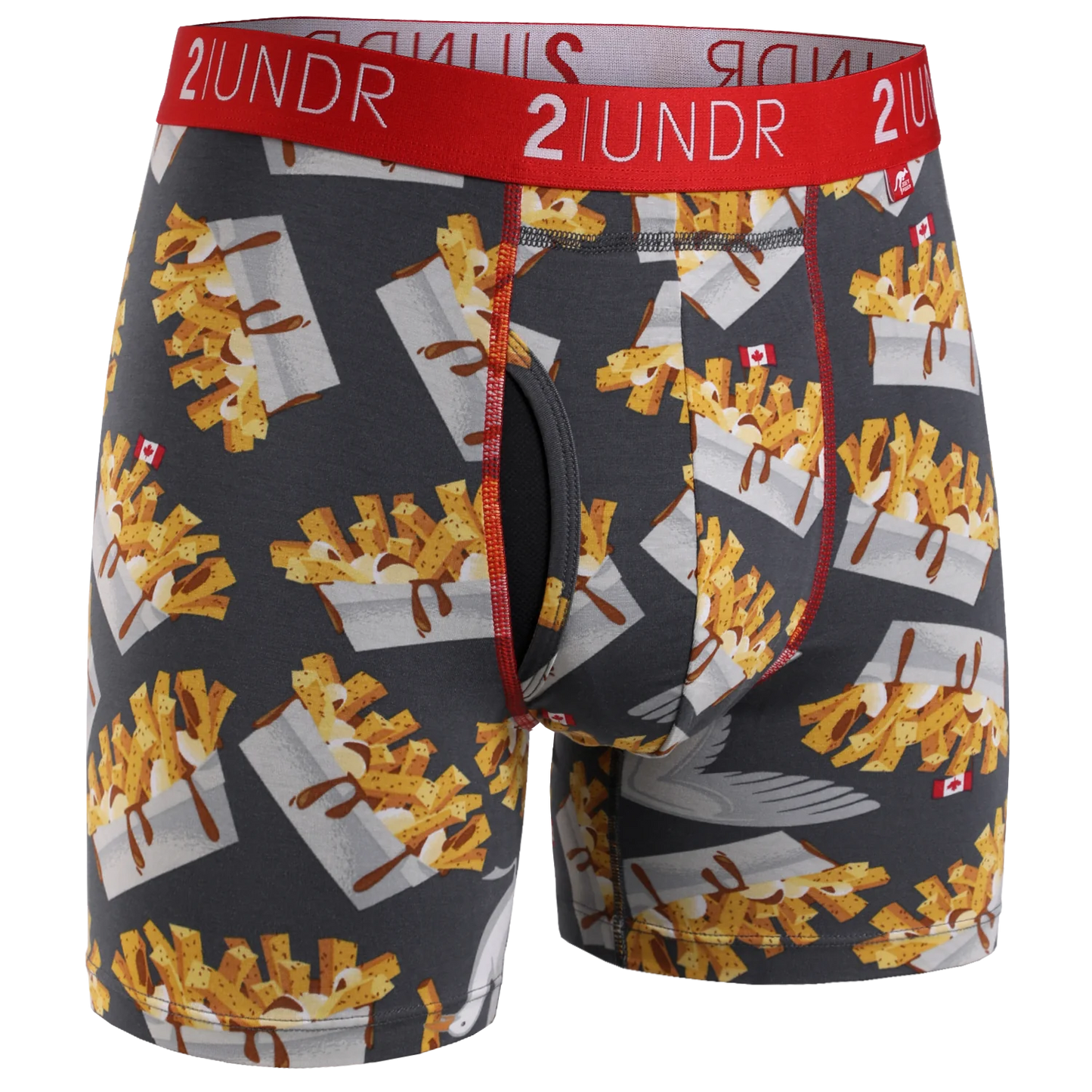 2UNDR 6" Swing Shift Boxer Brief 456 - Poutine