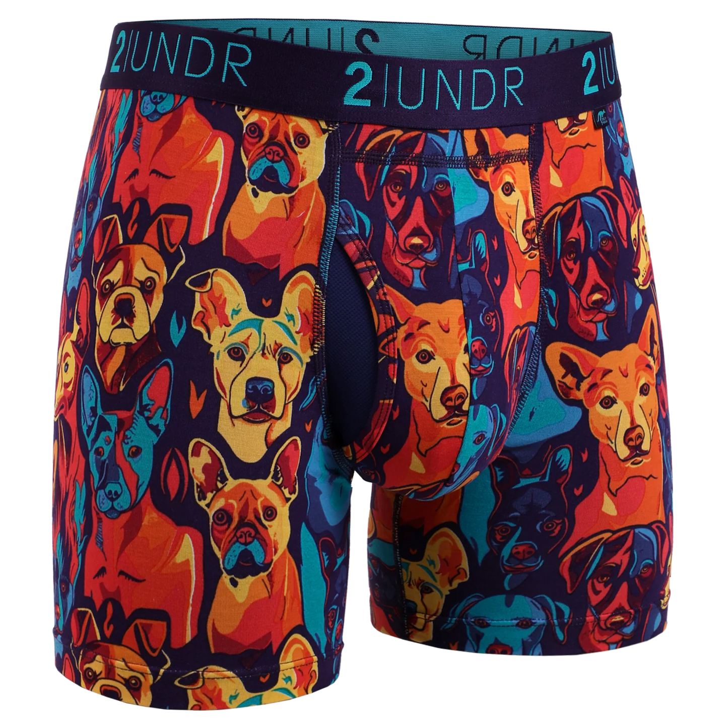 2UNDR (SC) 6" Swing Shift Boxer Brief - Man's Best Friend